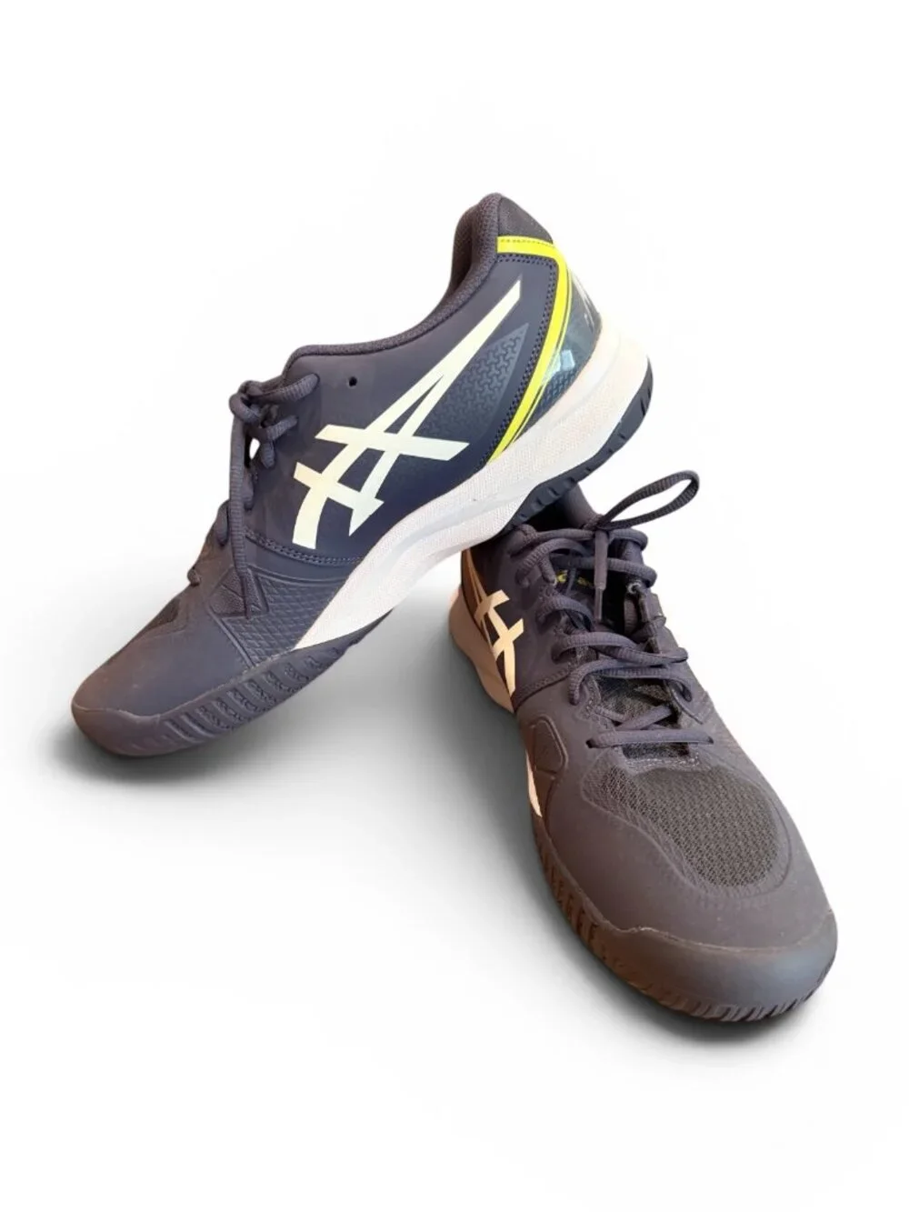 ASICS Gel Challenger Men's Tennis Shoes Navy White Size 12
